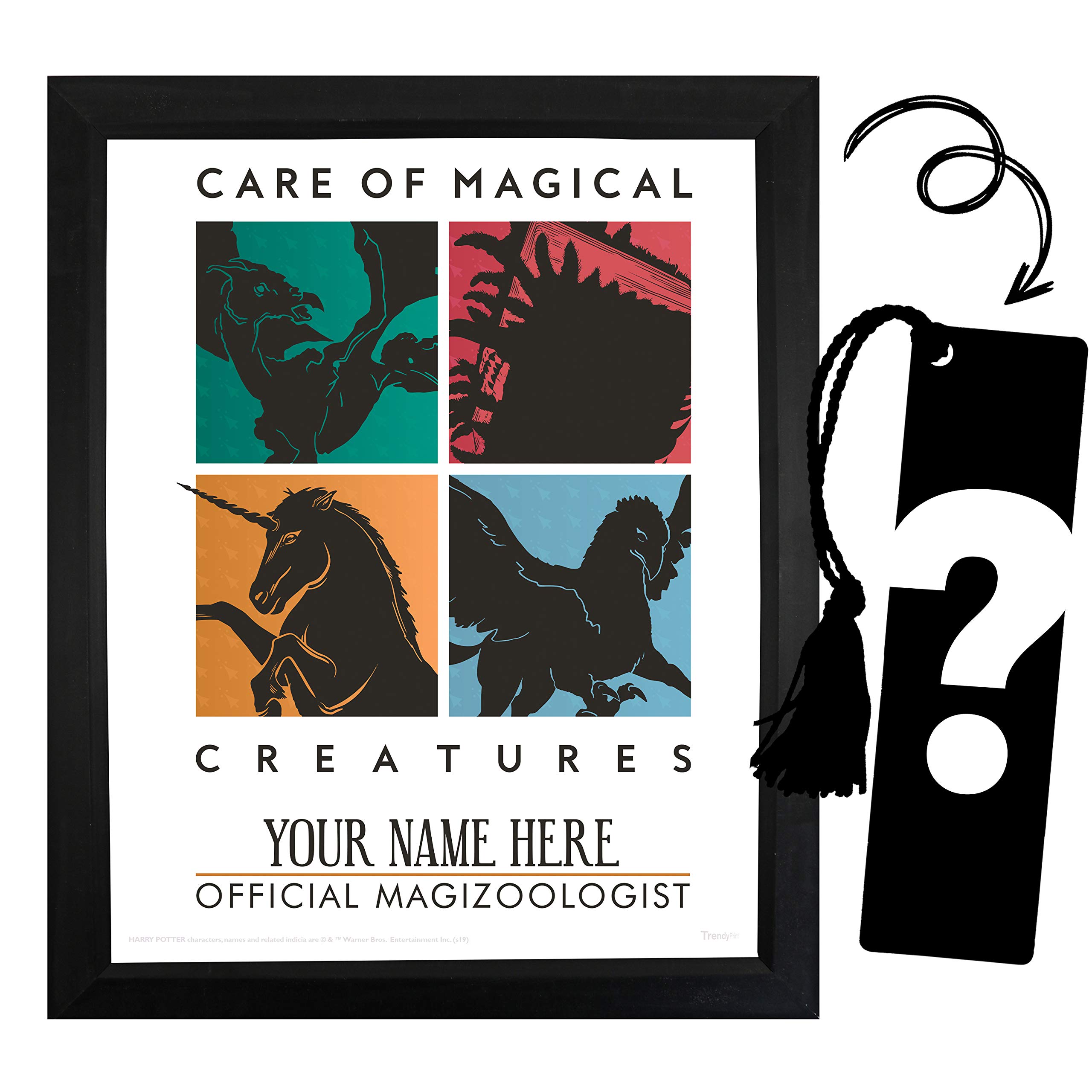 Amazon.com: TRENDYPRINT Harry Potter – Magical Creatures